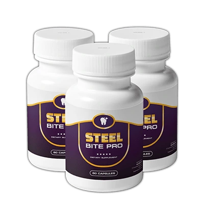 Steel Bite Pro 3 Bottles - Most Popular Package